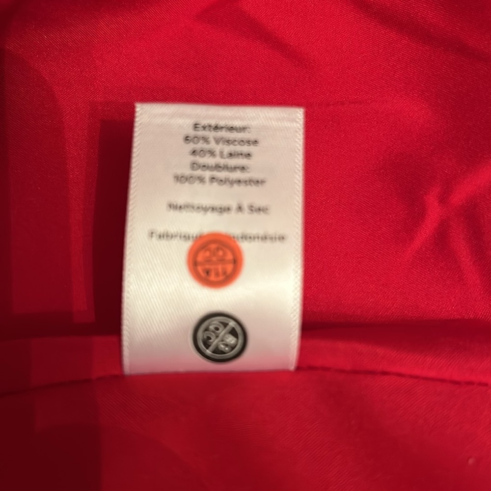 Talbots Plus Women's Red Blazer with Gold Buttons - Picture 7 of 7